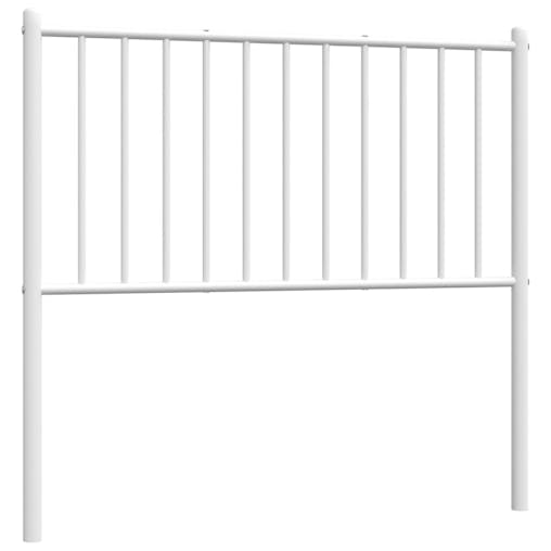 NNEVL Metal Headboard White 90 cm
