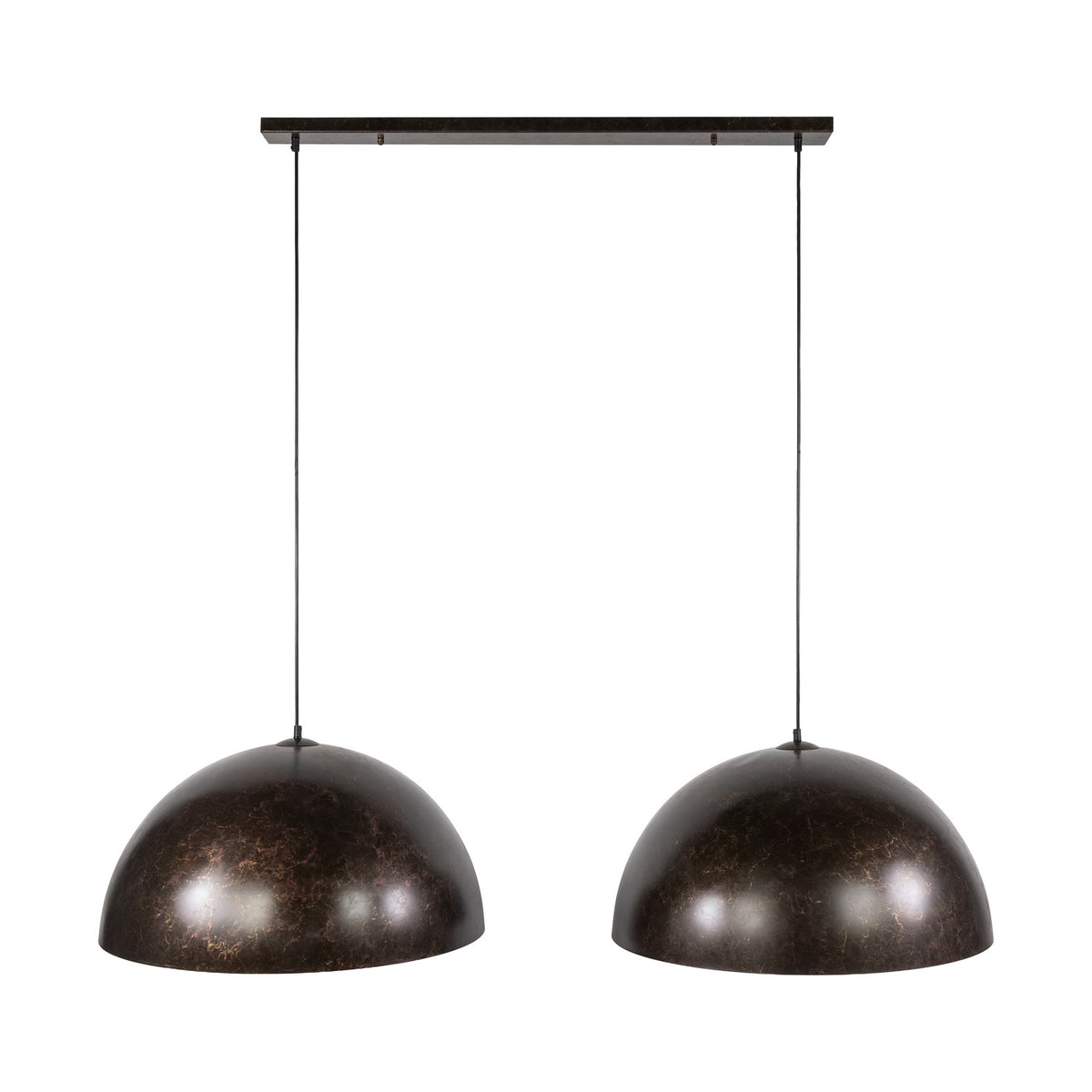 Giga Living Hanglamp Dome - Bruin Metaal - Ø60x150cm
