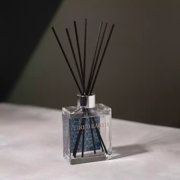 Fired Earth 180ml Reed Diffuser - Assam & White Cedar