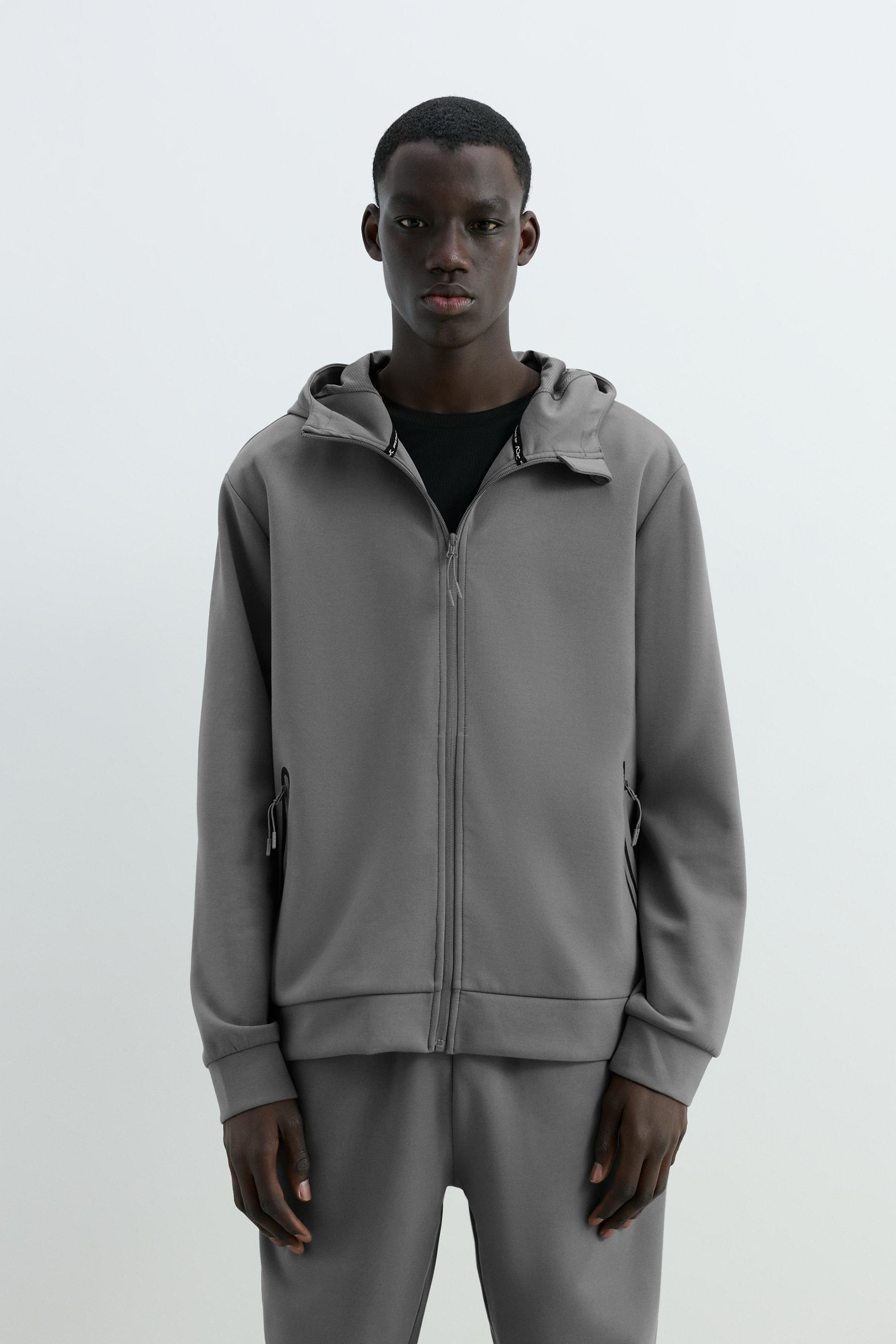 Sudadera cremallera interlock