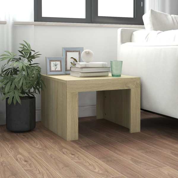 Stolik Kawowy Ława Stół Brązowy 50x50x35 Do Salonu Do Pokoju