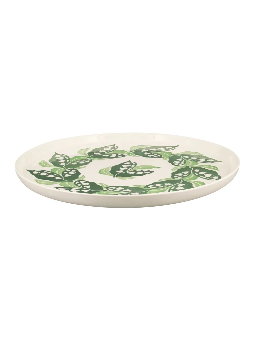 Lily Of The Valley Flat Serving Plate