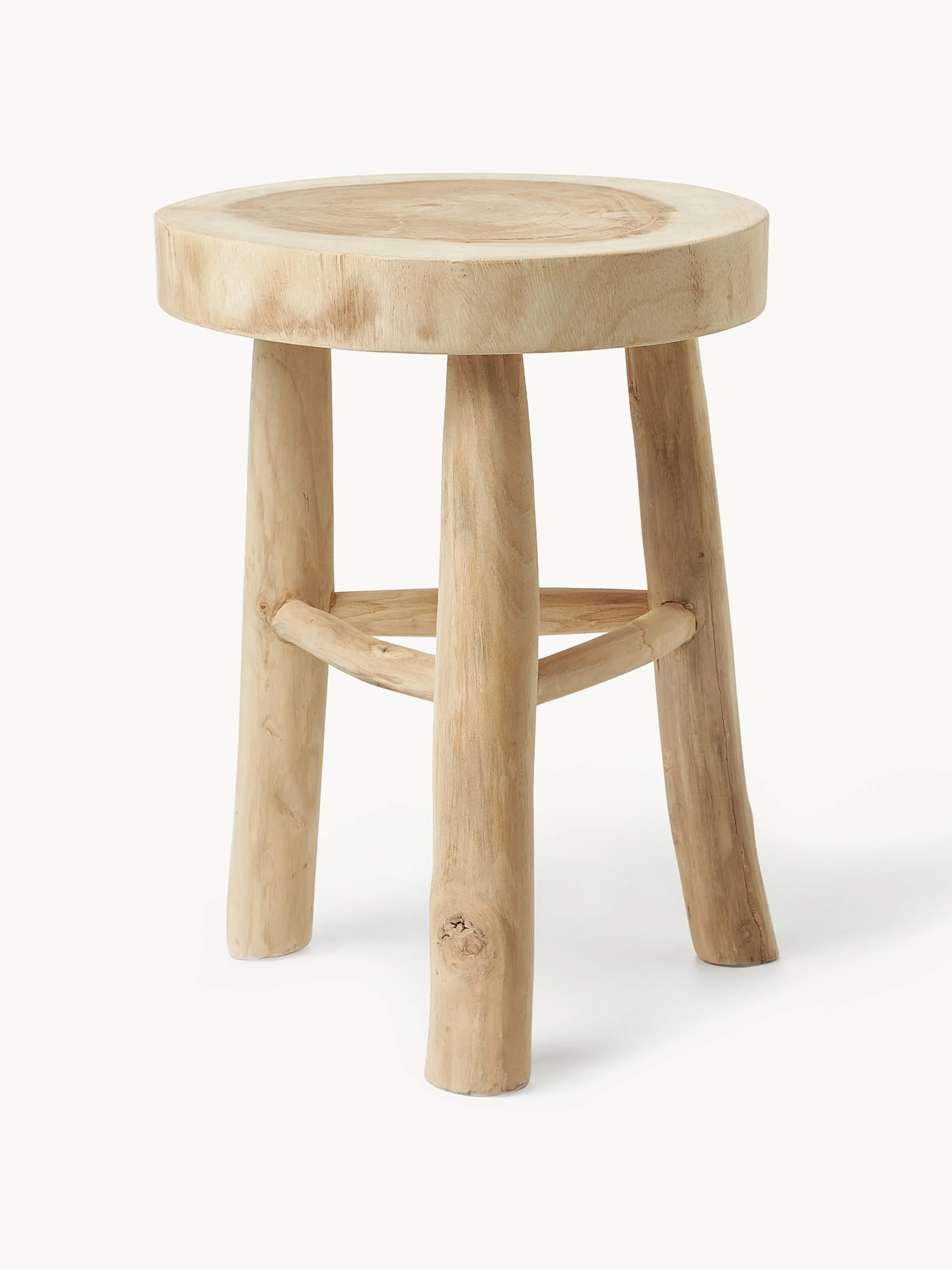 Runder Hocker Beachside aus Mungurholz