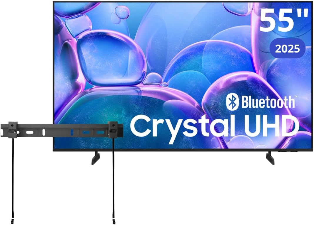 Samsung 55 Class Crystal UHD U7900F (2025) 4K Smart TV HDR 10+ Motion Xcelerator Bluetooth Bixby  Alexa  Google Assistant with Wall Mount(Renewed)