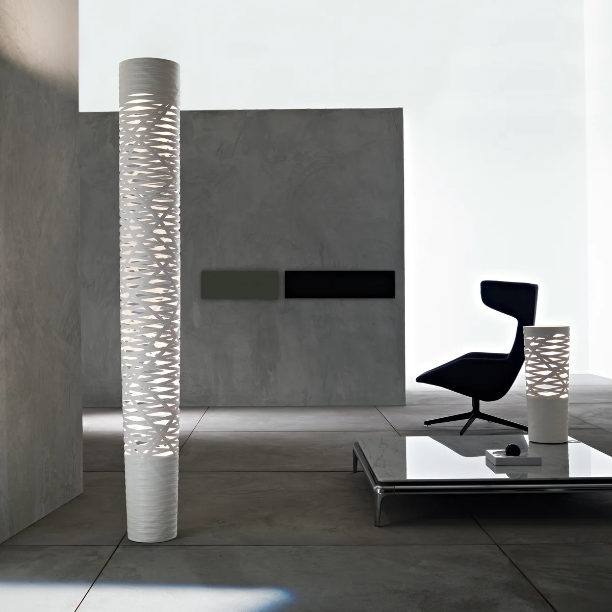 Foscarini - Tress Grande Halogen Stehleuchte, greige