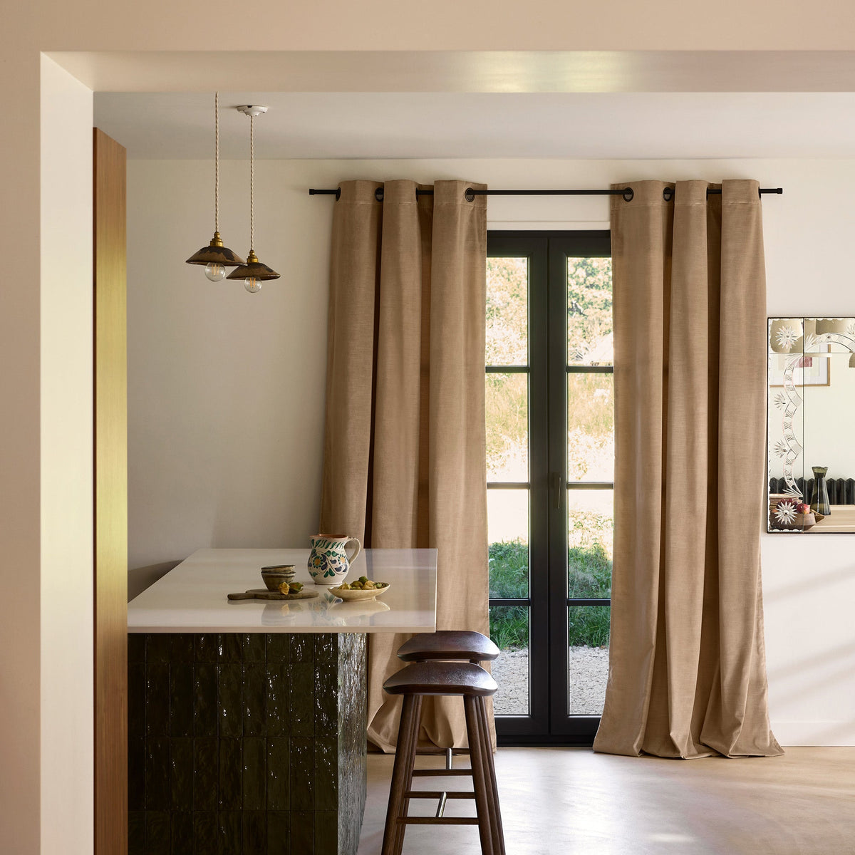 Madura Gordijn Dalila chique beige 137x350 cm