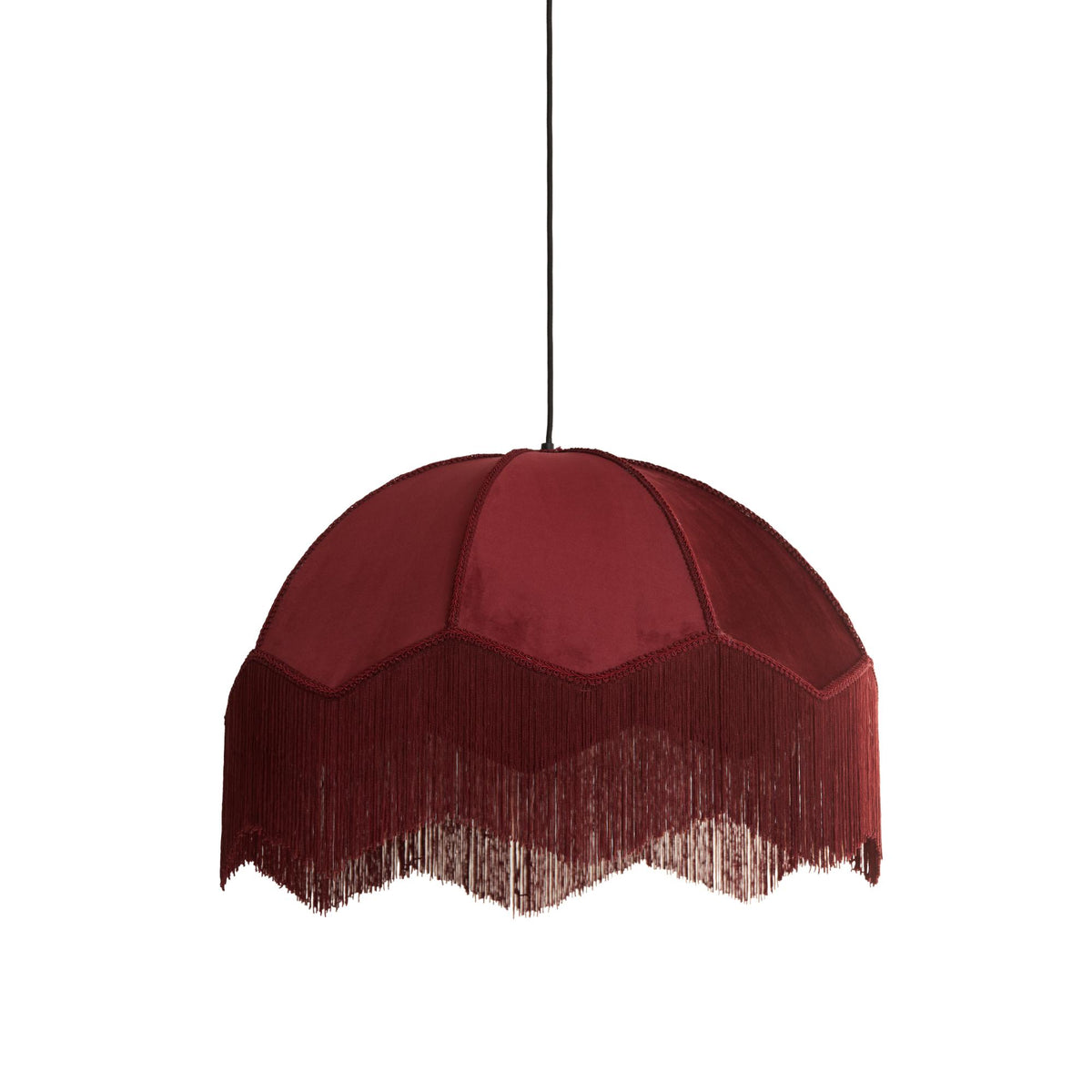 Light & Living hanglamp Malacia - rood - Ø50cm