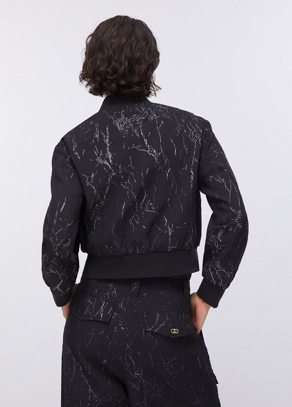 Bomber effetto wrinkle