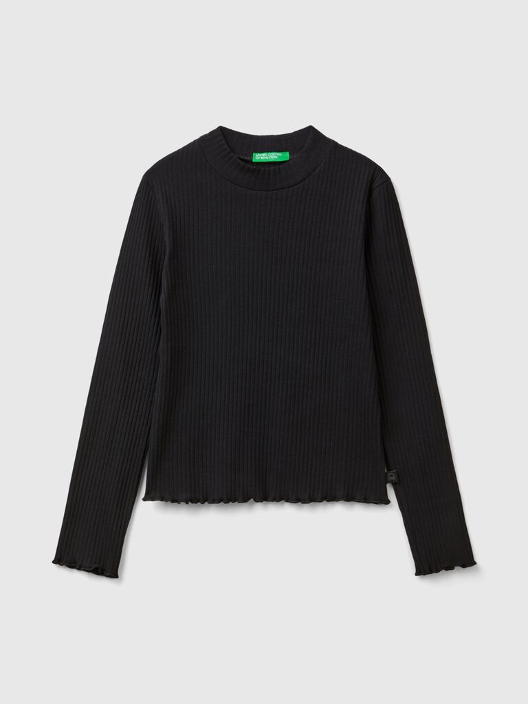 Slim fit stretch cotton t-shirt