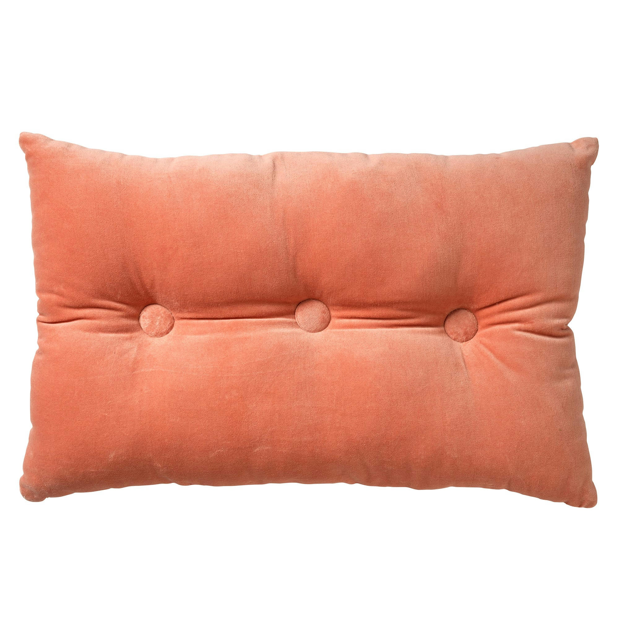 VALERIE - Coussin - rose en velours 40x60 cm uni