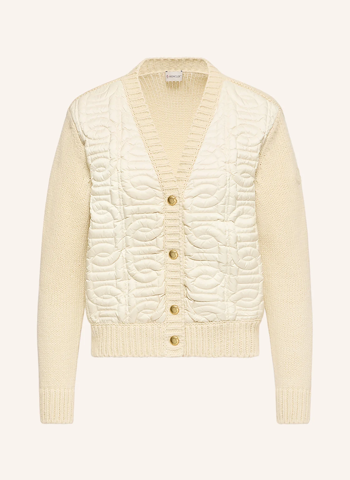 MONCLER Daunenjacke im Materialmix