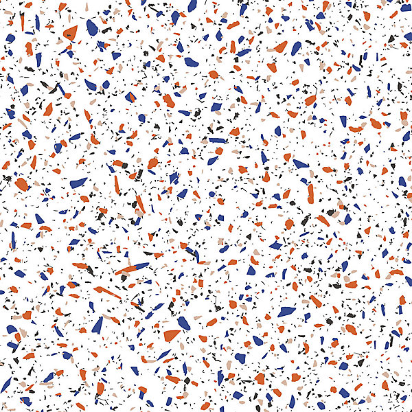 Crédence Adhésive Terrazzo Orange Bleu 400 x 60 cm