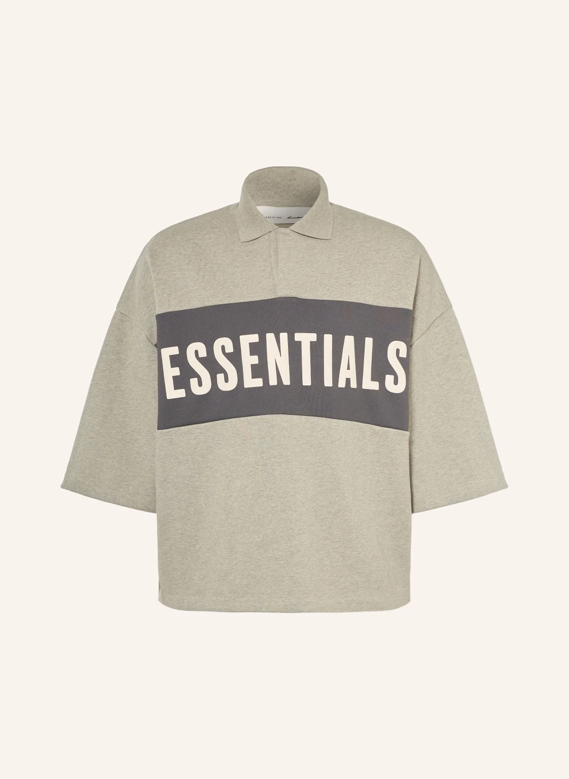 ESSENTIALS - FEAR OF GOD Sweat-Poloshirt mit 3/4-Arm