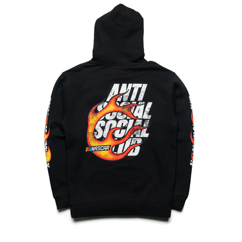 Anti Social Social Club x NASCAR Daytona Hoodie - Black