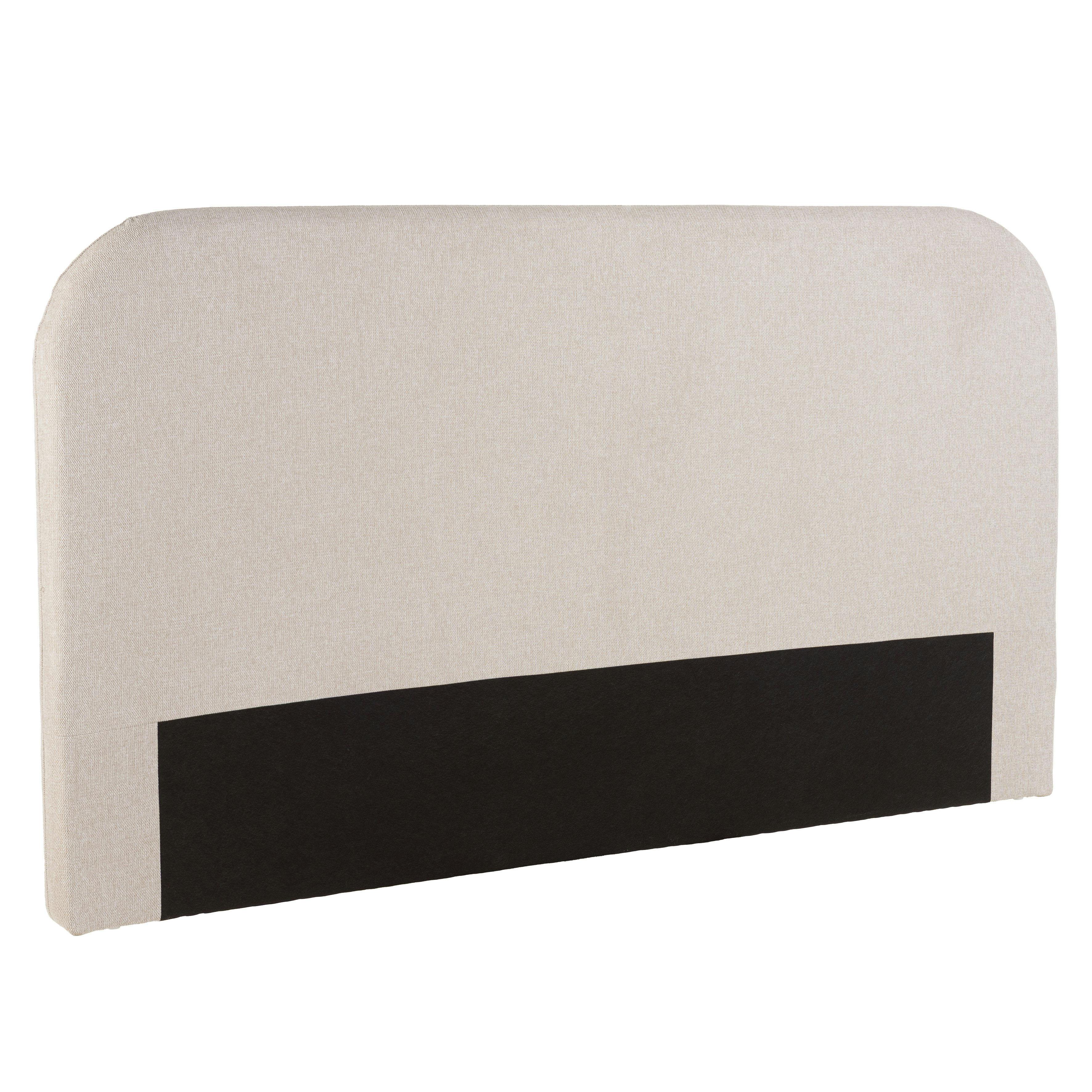 Tête de lit rembourrée pour lits 160/180cm couleur beige RIVANA