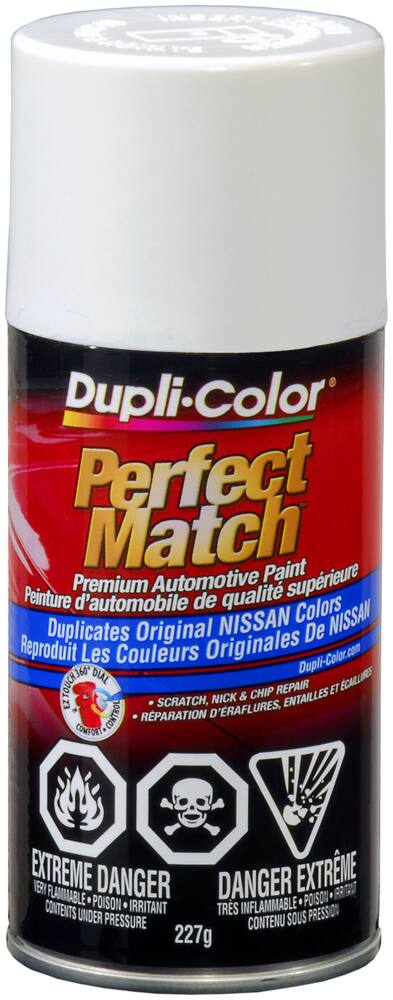 Dupli-Color Perfect Match Premium Acrylic Lacquer Automotive Aerosol Spray Paint, Cloud White (QM1), 227-g