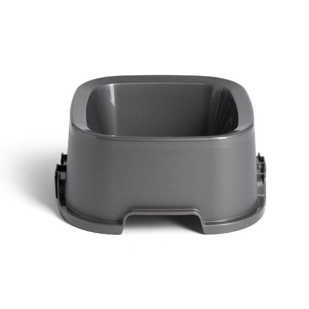 Gamelle carrée grise 1,35 L - plastique 21,5x21,5xH9,4cm
