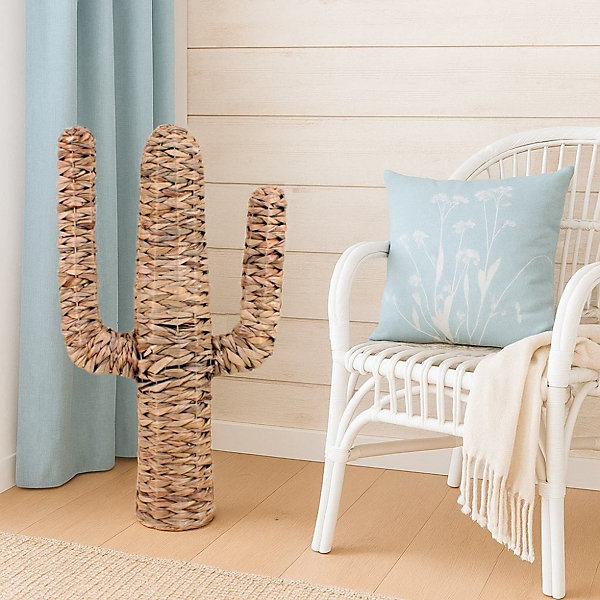 Cactus en fibres naturelles 74cm