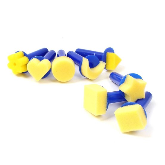 Foam Shape Stamps 8 Pack