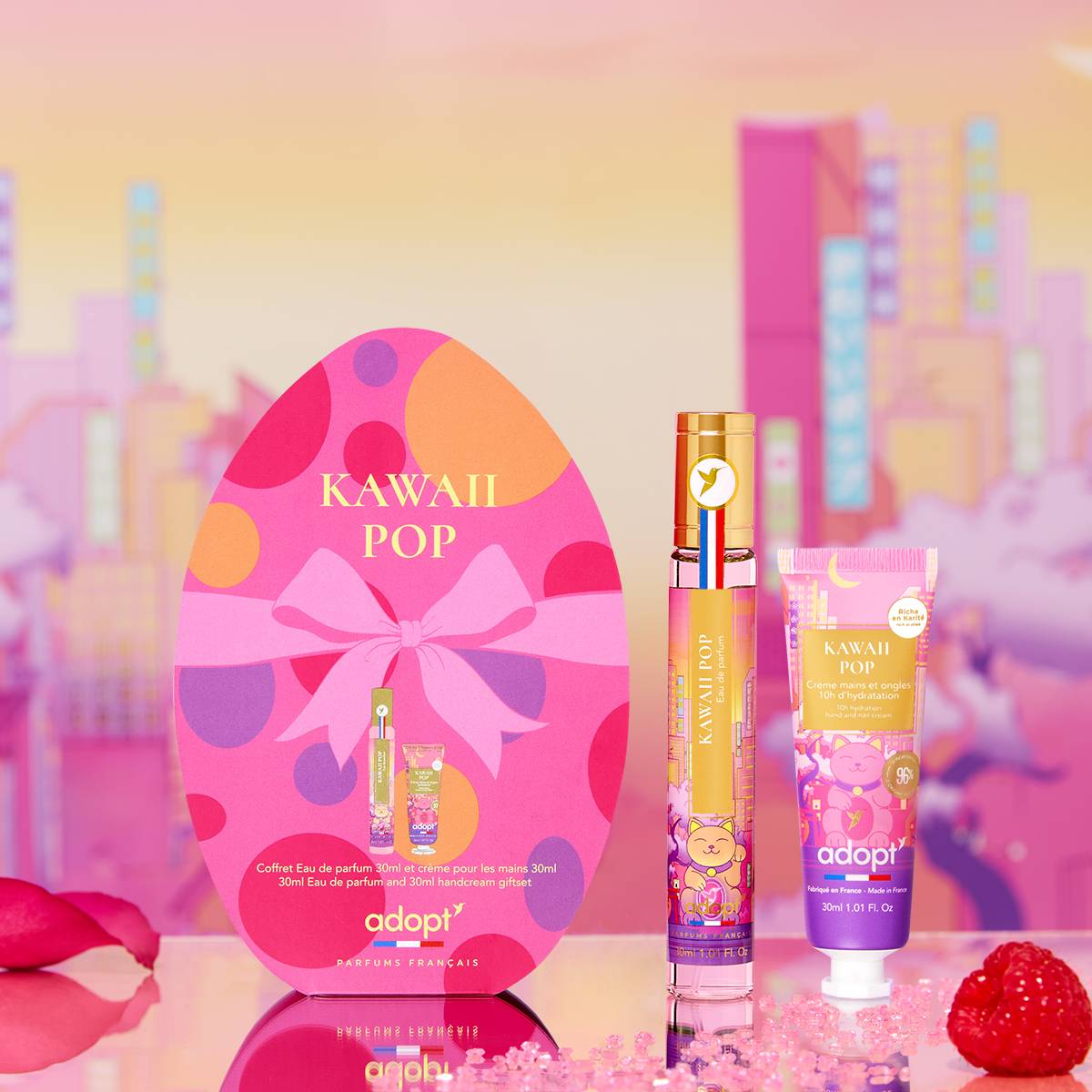 Kawaii PopCoffret eau de parfum 30 ml   crème mains 30 ml