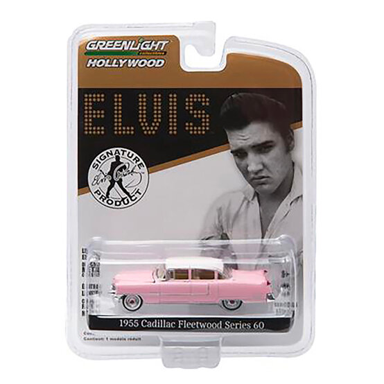 Elvis Presley 1955 Pink Cadillac Diecast Model 1:64