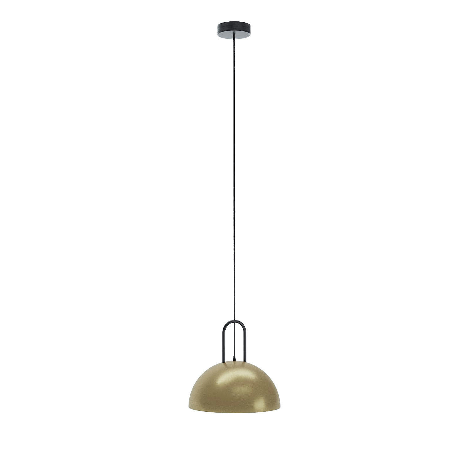 MARIVAUX - Luminaire suspension métal doré
