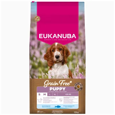 Eukanuba Grain Free Puppy Small & Medium Breed Ocean Fish