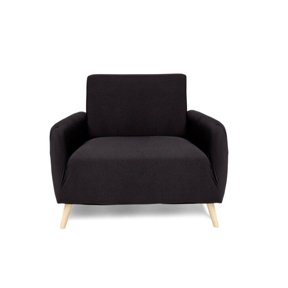 Protège fauteuil extensible L90-145cm noir