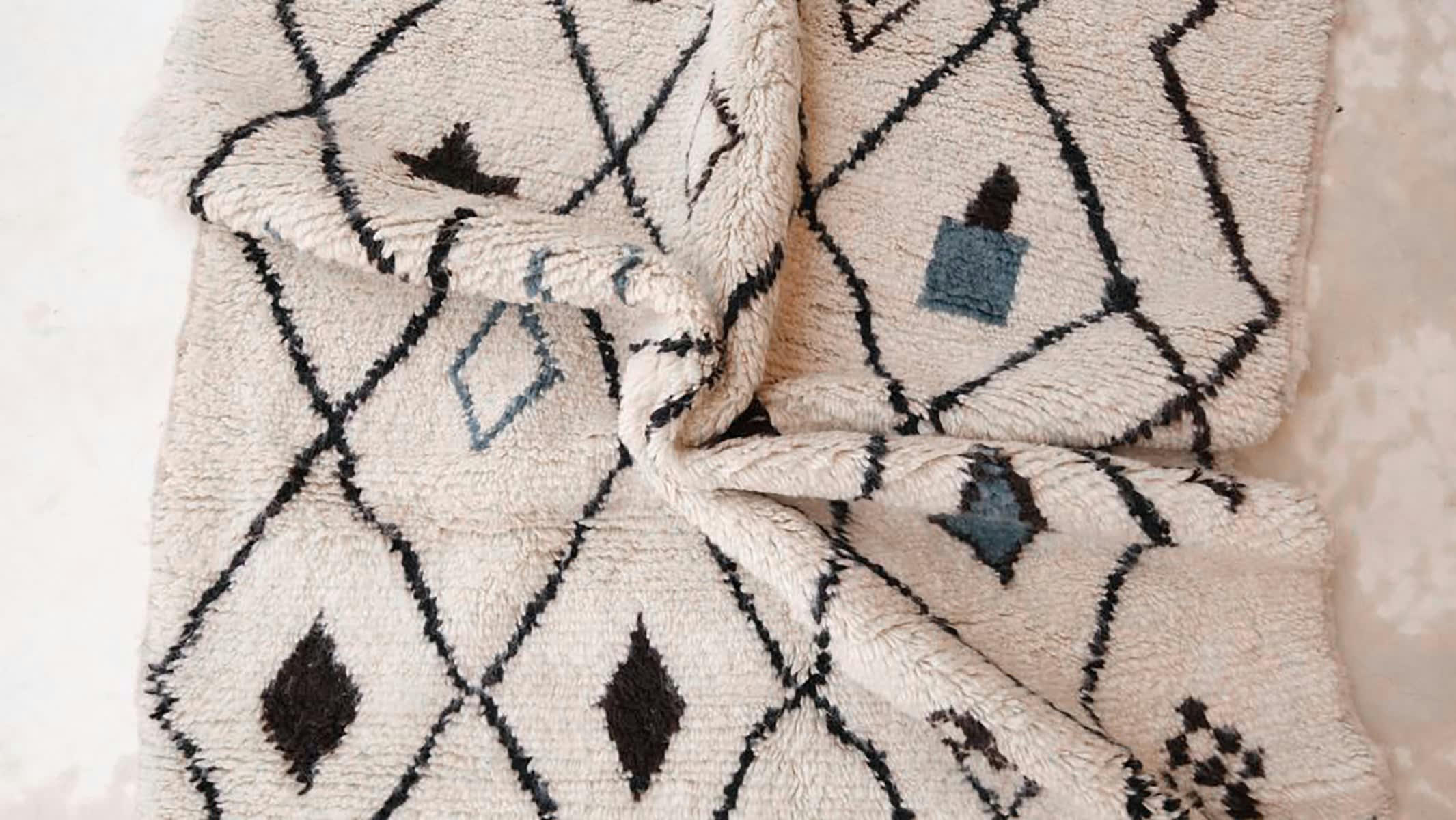 BERBERE - Tapis Berbere marocain pure laine 144x265