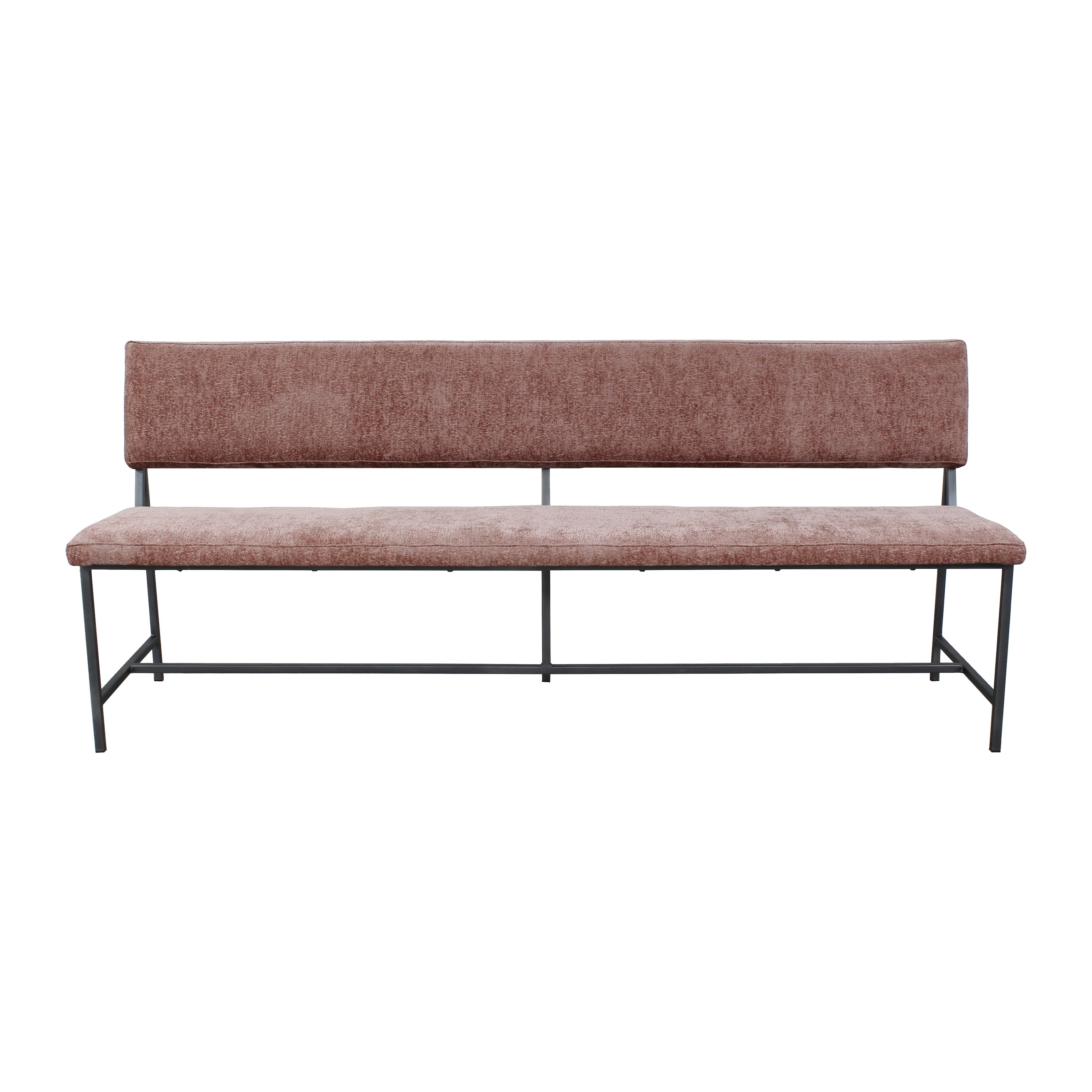 by fonQ Spare Eetkamerbank - B 200 cm - Flamingo