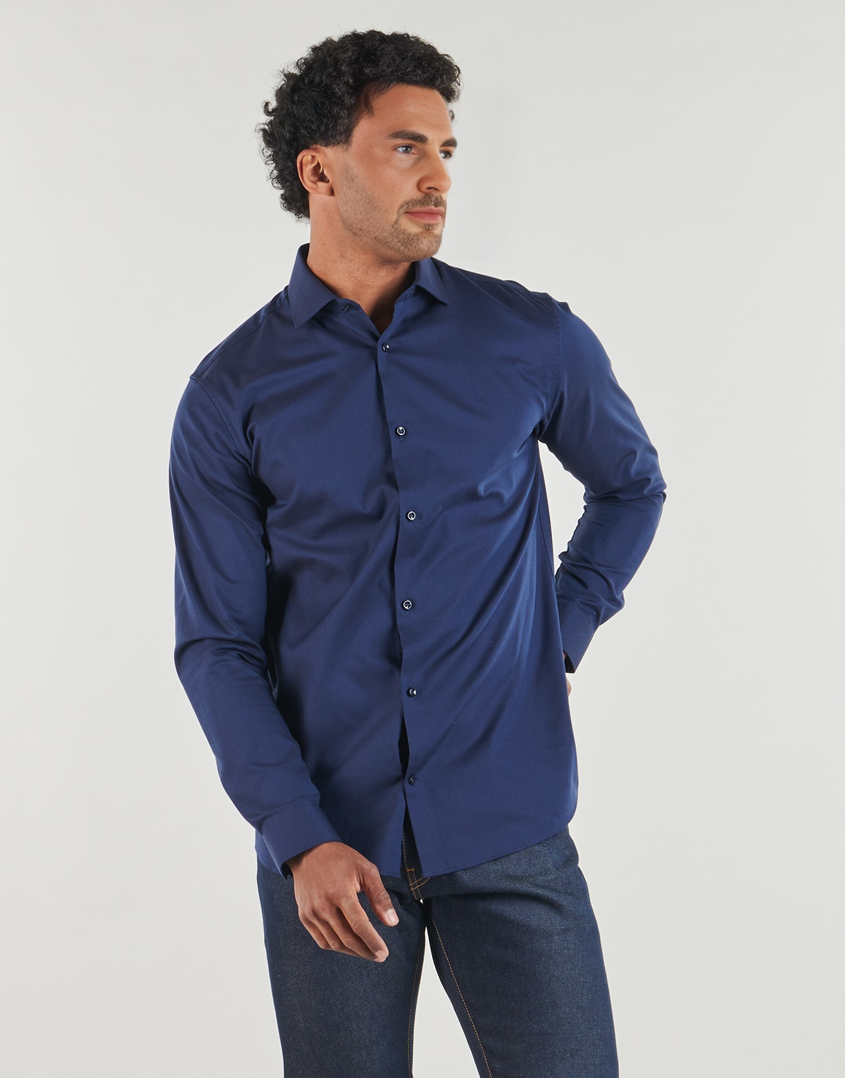 Jack & Jones - JPRBLAPARKER SHIRT - Marine
