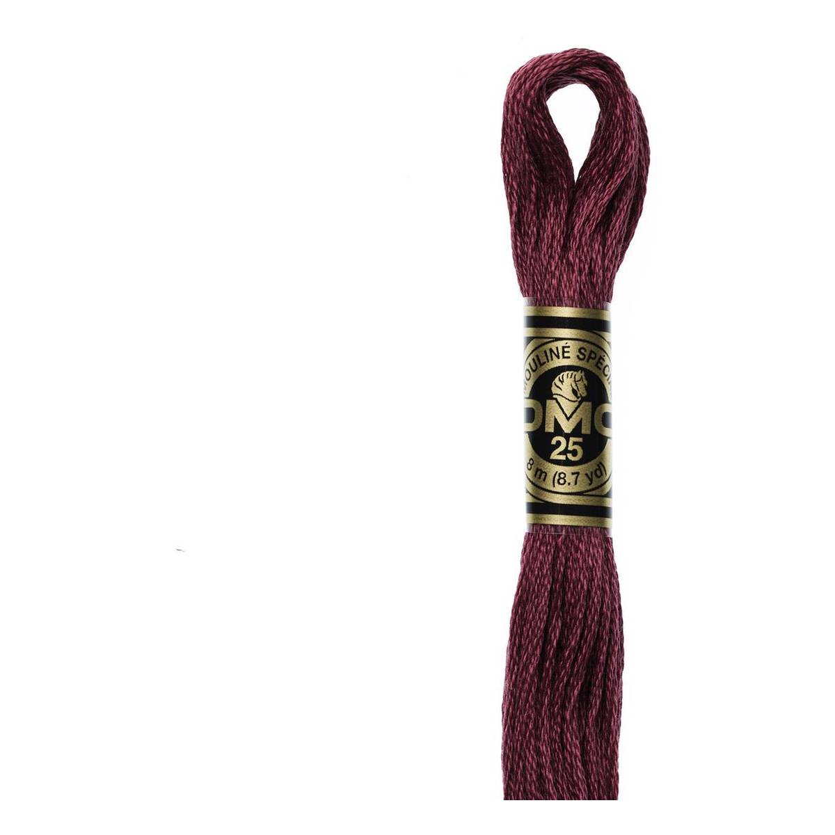 DMC Pink Mouline Special 25 Cotton Thread 8m (3685)