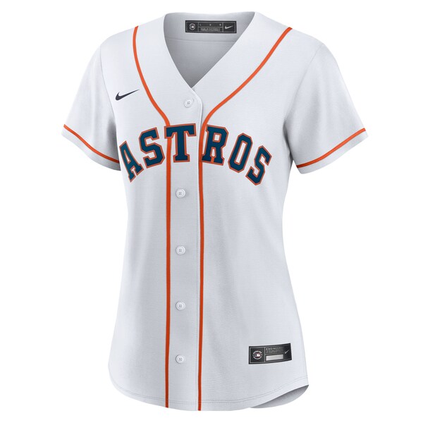 Houston Astros Nike Women's #1 Mom Home Replica Jersey - White