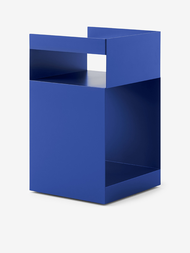 Meuble table d'appoint sur roulettes - &tradition cobalt