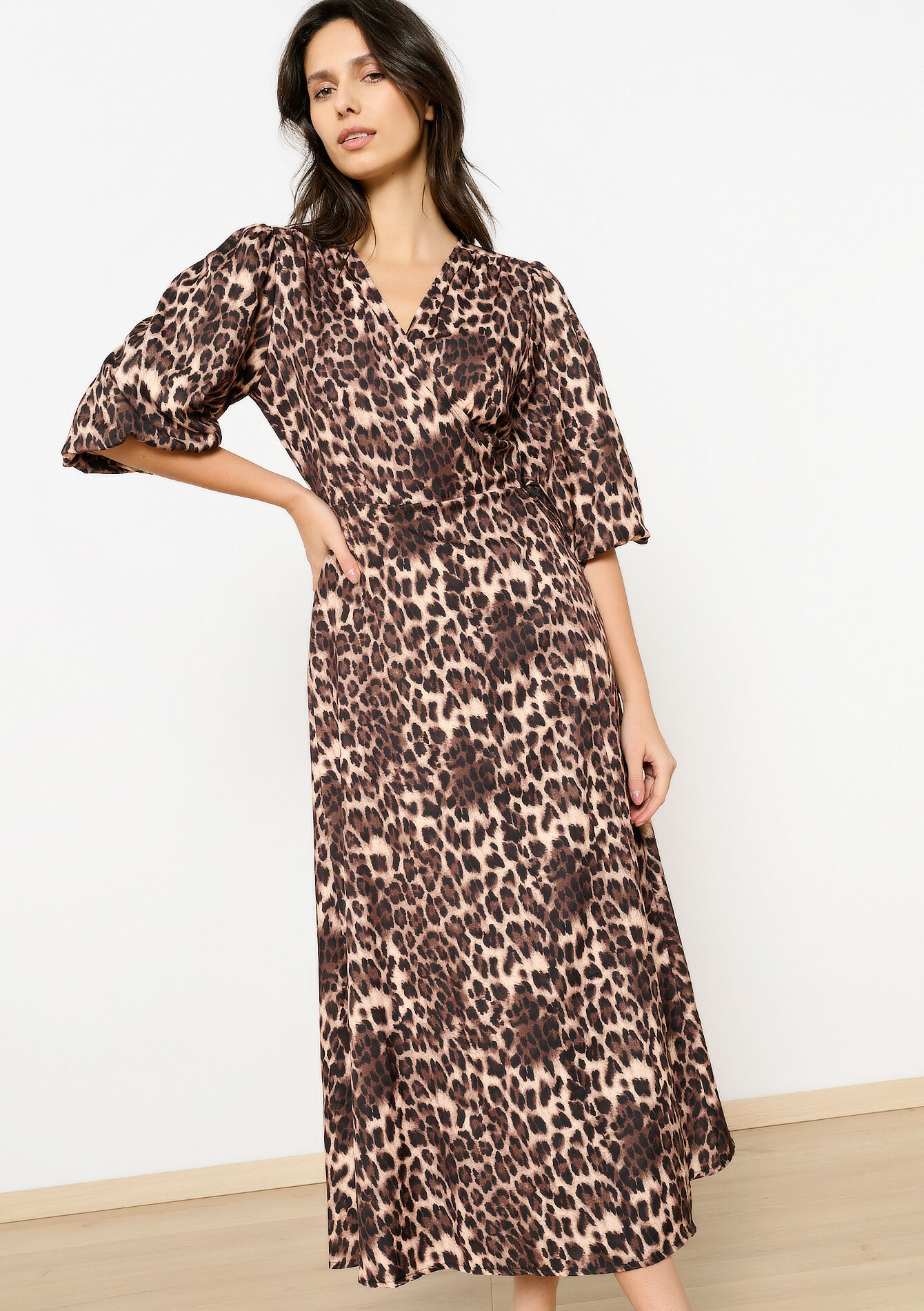 Wikkeljurk met luipaardprint