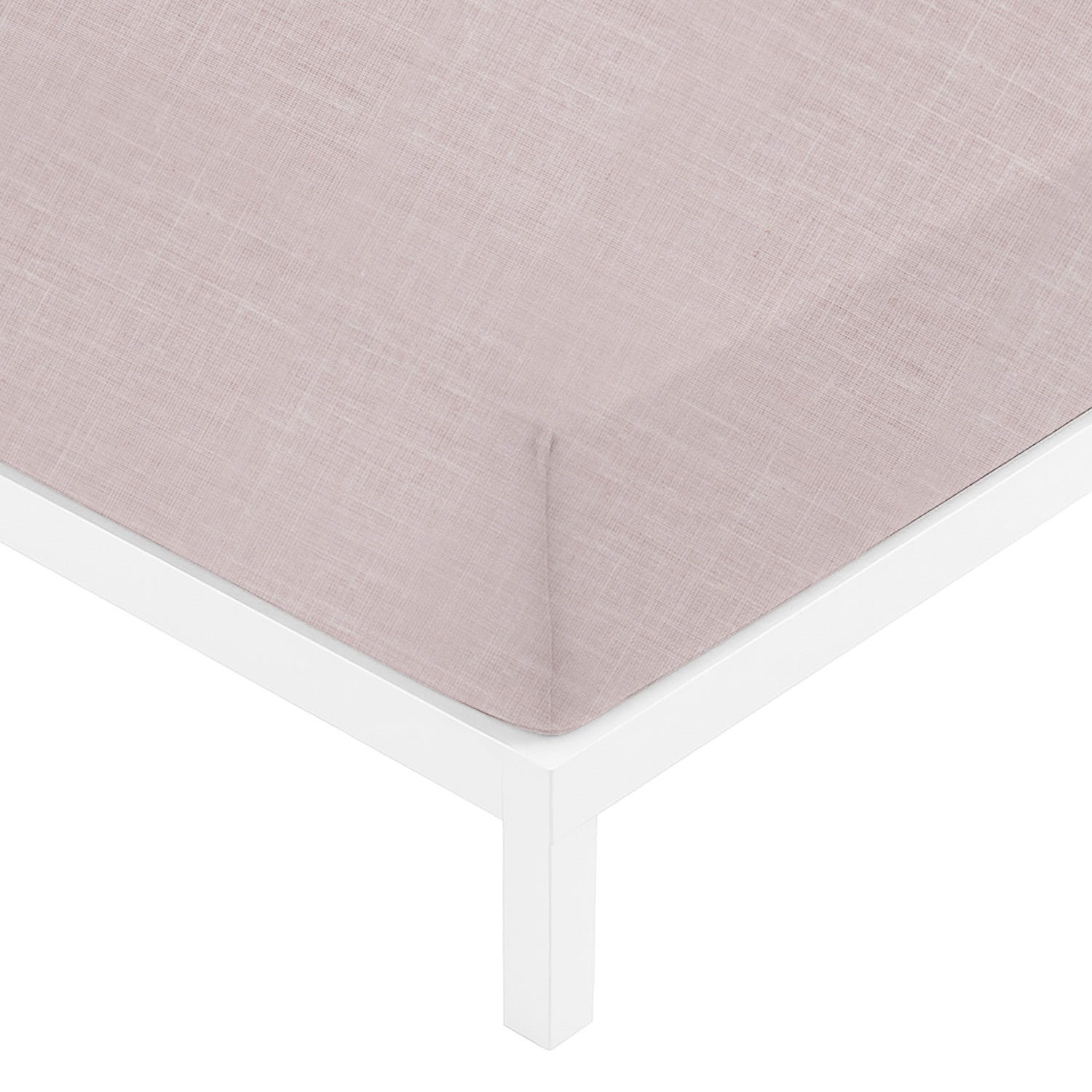 Lenzuolo con angoli matrimoniale melange beige
