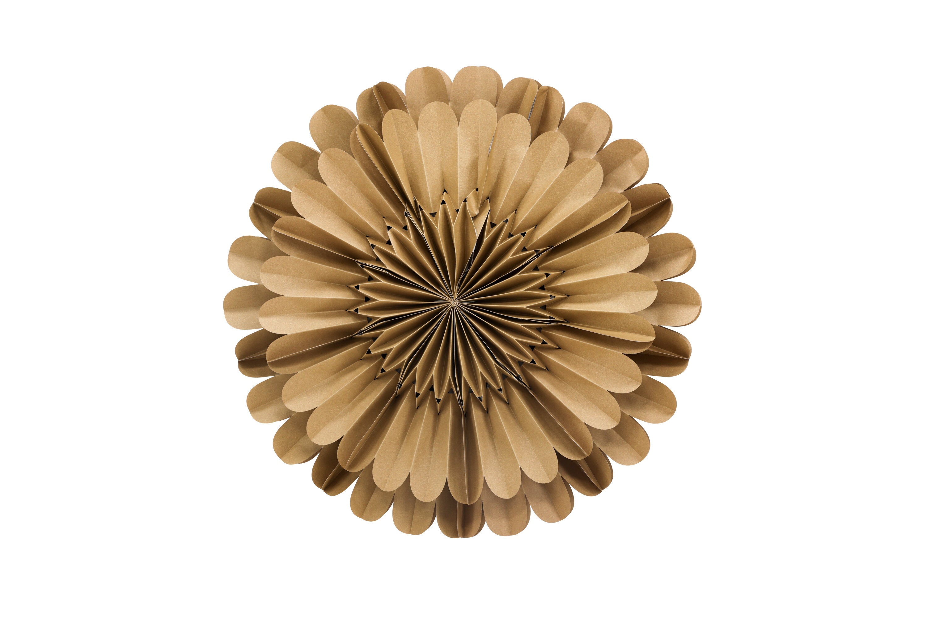 Rebellenclub Hanglamp Selu - bruin - Ø 60 cm