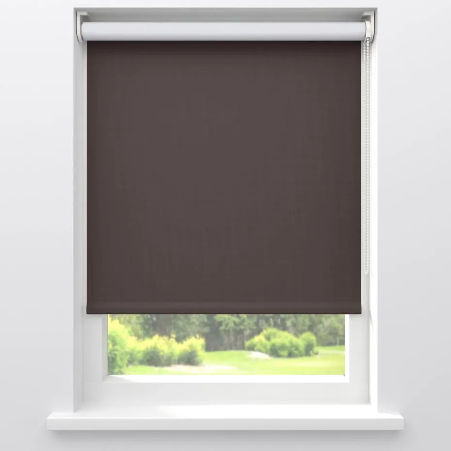 Kwantum Rolgordijnen | Fenstr Rolgordijn Noor  Verduisterend Bruin