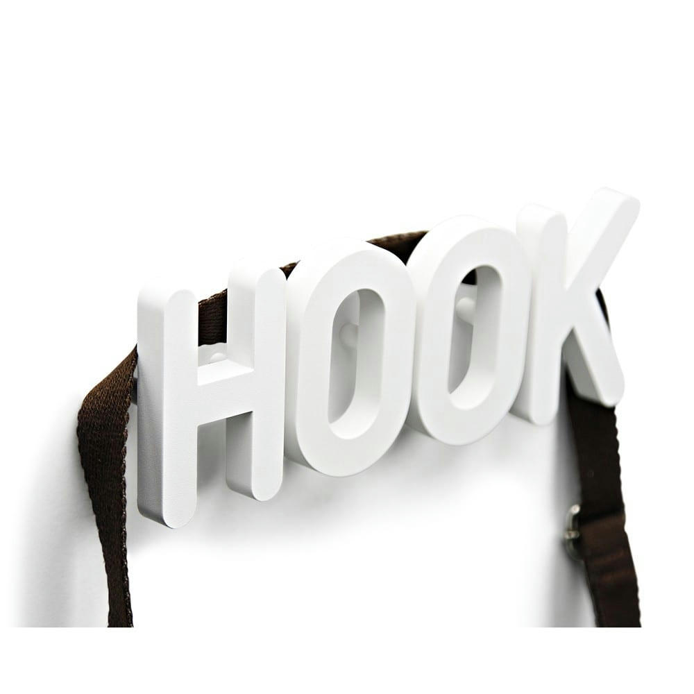 HOOK - Patères blanches 20x8cm