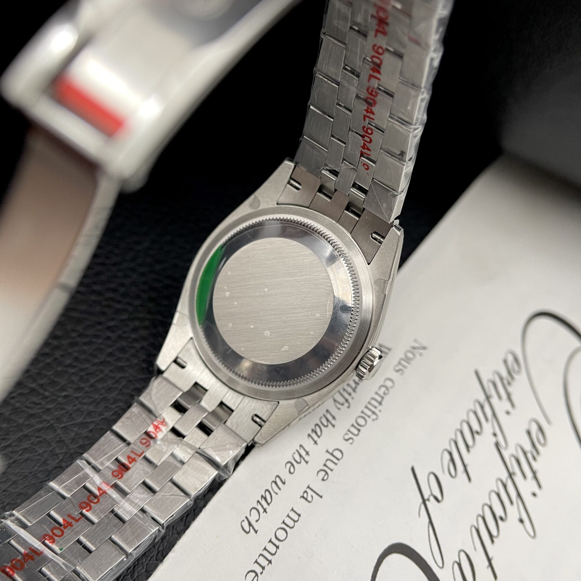 Rolex Day-Date 316L Steel Blue Dial CZ Diamonds 36mm EWF Replica