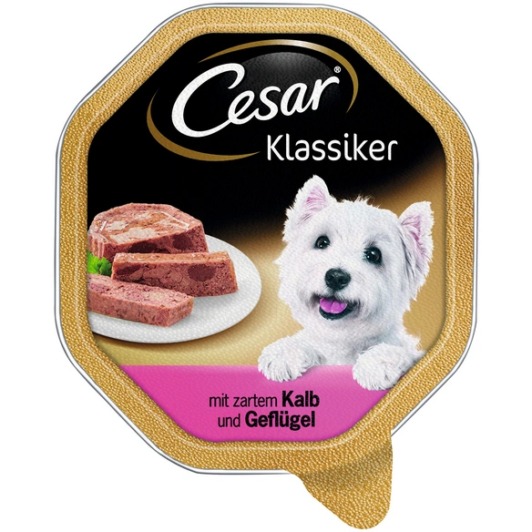 Hunde-Nassfutter, Kalb & Geflügel, 150 g