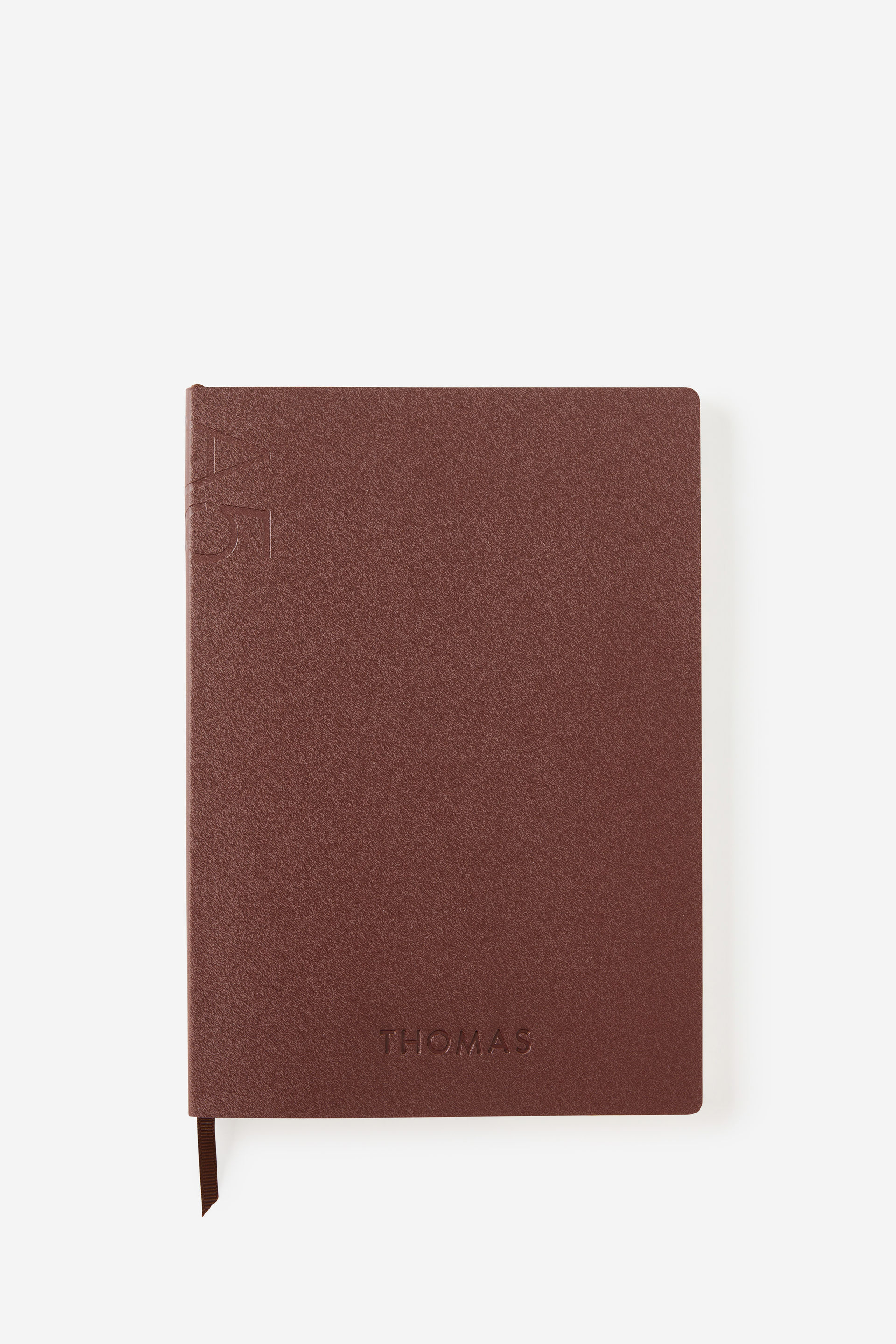 Personalised A5 Soft Cover Lined Notebook