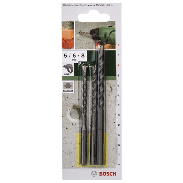 Betonbohrer-Set, 3-teilig, SDS quick, 5 - 8 mm