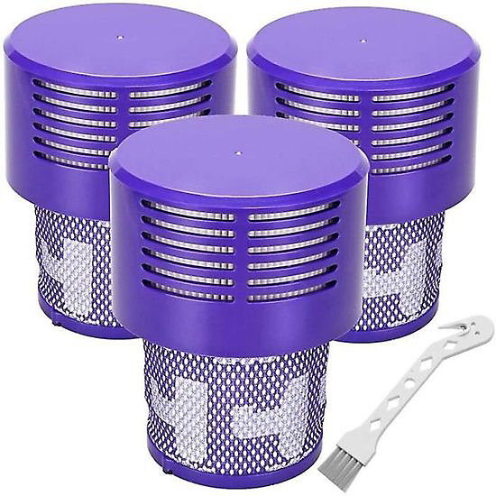 Pack de 3 filtres Allotech lavable compatible pour aspirateur DYSON V10