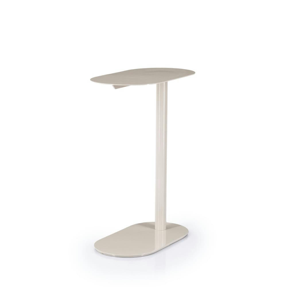 SPOT - Bout de canapé en métal H55cm beige
