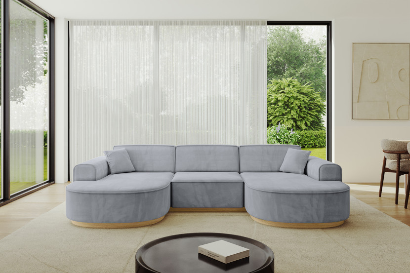 Narożnik uniwersalny bez funkcji spania MARI-U1-v2 303x171x83 cm Szary