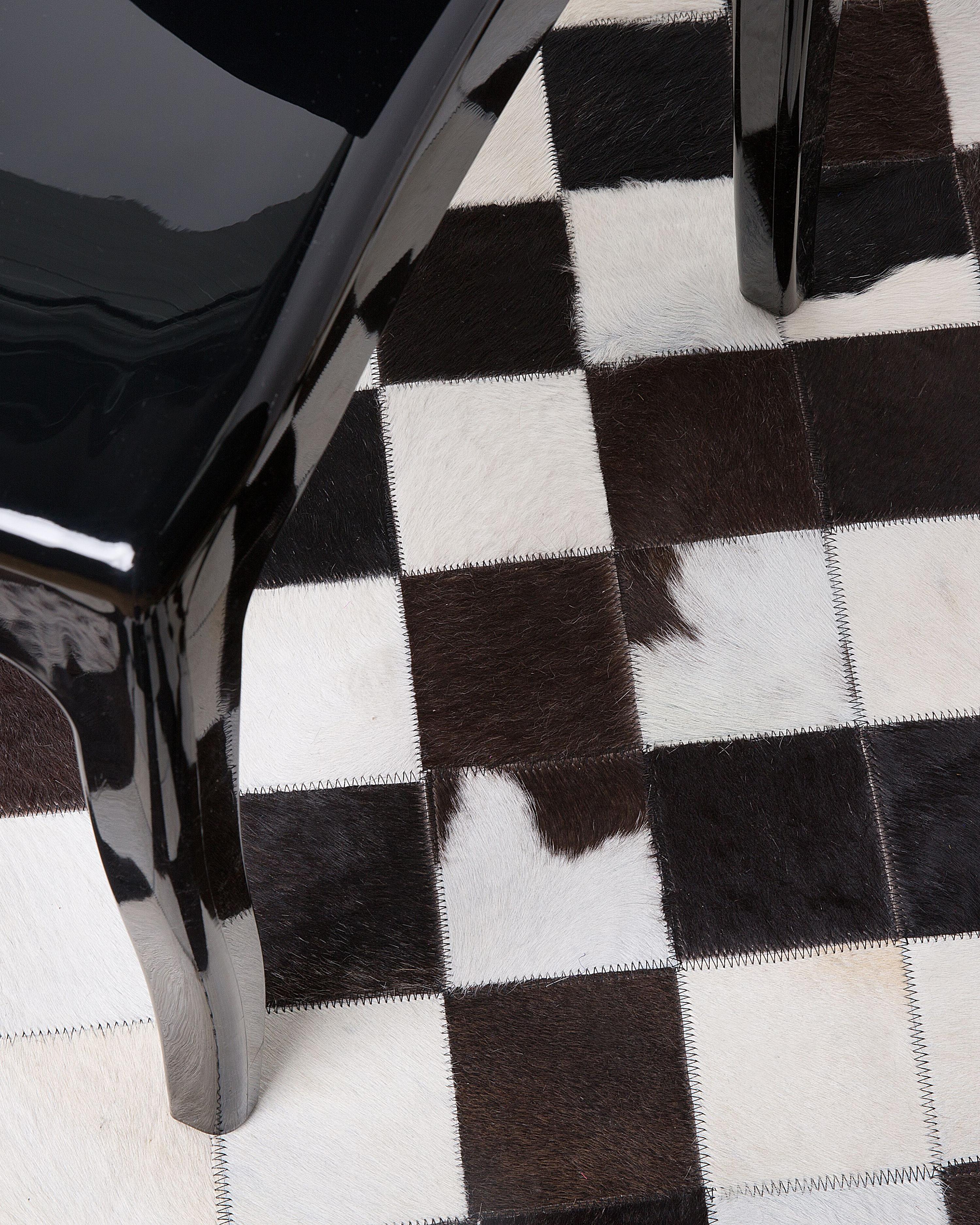 Rug BERGAMA Brown ? 140 cm Leather