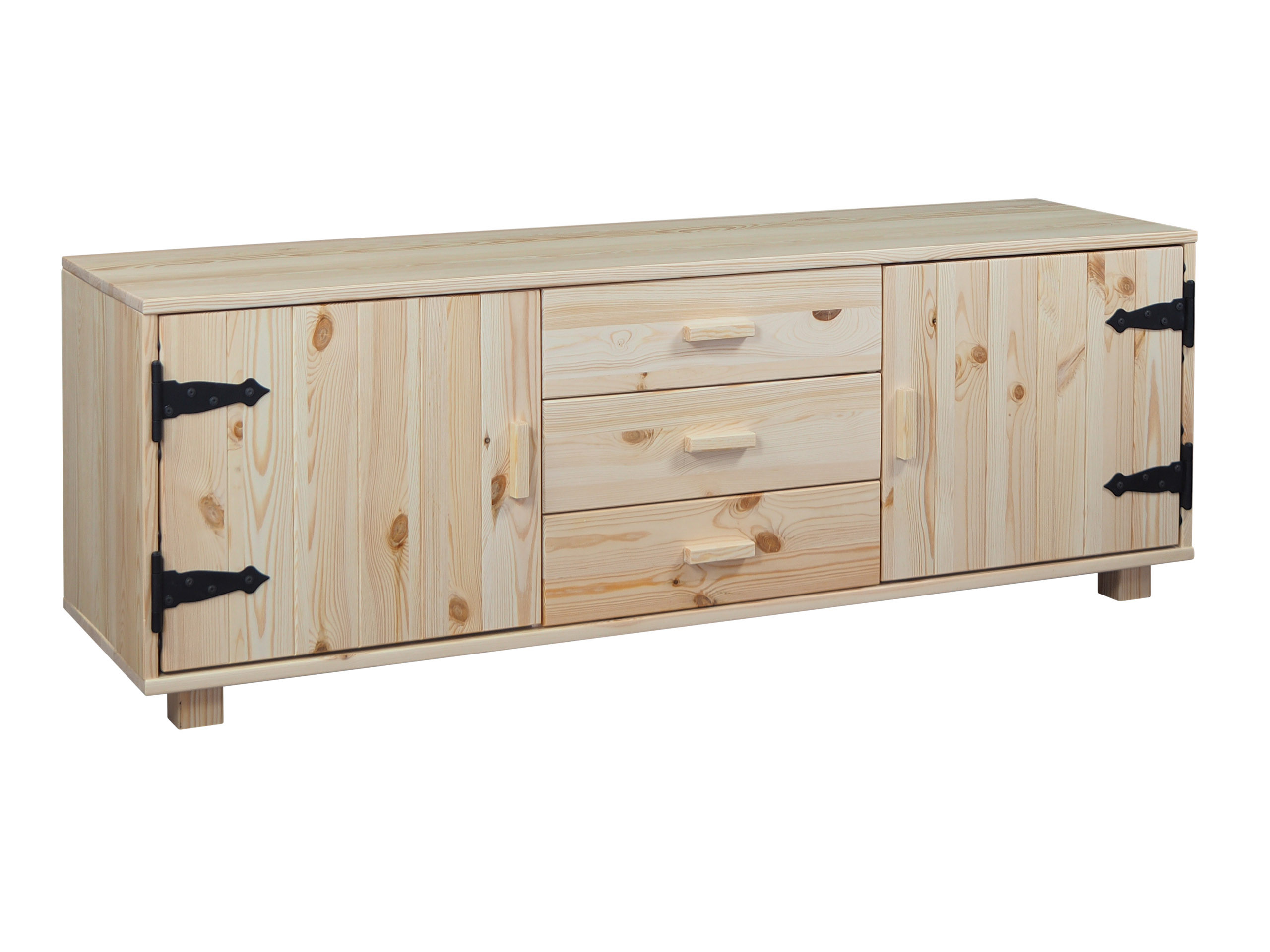 Komoda I drewniana NATURAL WOOD, kolor sosnowy