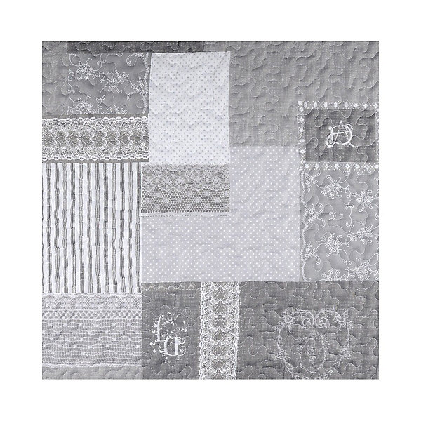 Boutis 220x240 avec 2 taies et sac Arkansas gris