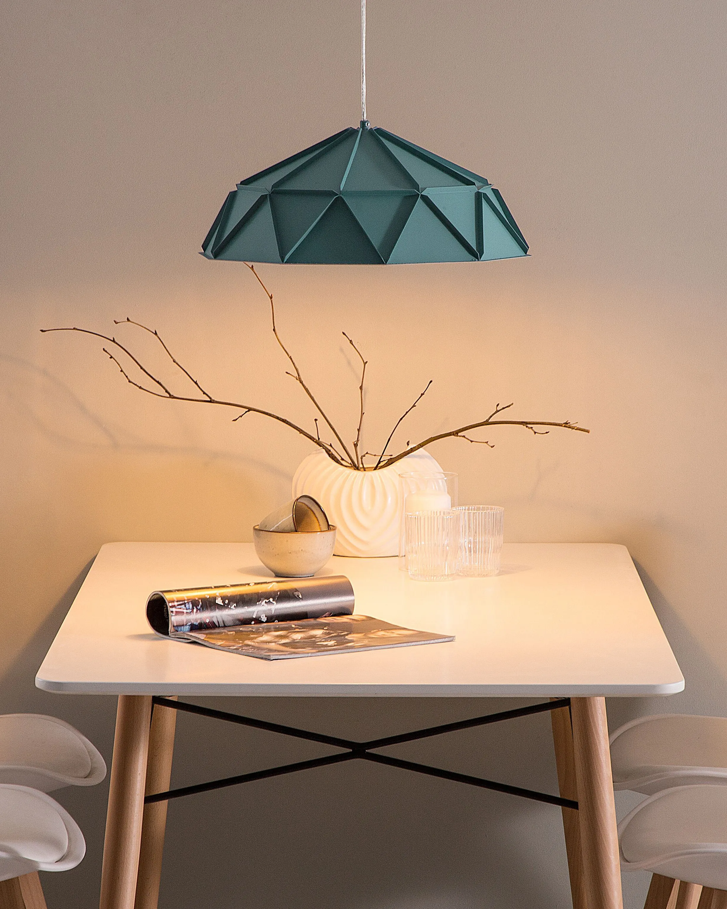 Pendant Lamp SENIA Metal Turquoise